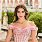 Princesa by Ariana Vara PR30152 Basque Waist Ombre Quinceanera Dress