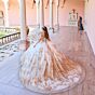 Princesa by Ariana Vara PR30153 Beaded Cold-Shoulder Quinceanera Gown