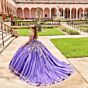 Princesa by Ariana Vara PR30155 Floral Illusion Corset Quince Dress