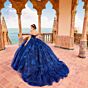 Princesa by Ariana Vara PR30159 V-Neck Illusion Bodice Sweet 16 Dress
