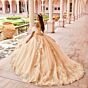 Princesa by Ariana Vara PR30161 Beaded Puff Sleeve Sweet 16 Gown