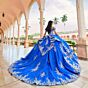 Princesa by Ariana Vara PR30163 Scalloped Hem Quince Gown