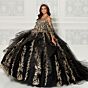 Princesa PR30117 Flounce Skirt Detachable Cape Quinceanera Gown