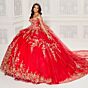 Princesa PR30119 Detachable Cape Tiered Skirt Quinceanera Gown
