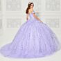 Princesa PR30120 Floral Appliques Detachable Cape Quince Dress