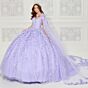 Princesa PR30120 Floral Appliques Detachable Cape Quince Dress