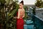 Aerie Couture 217 Sweep Train Sequin Dress