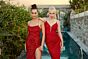 Aerie Couture 218 Side Slit Plunging Neck Dress