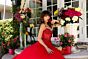 Ava Presley 29530 Beaded Sweetheart Neck Basque Waist Dress