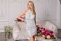 Ava Presley 47115 Strappy Back Halter Neck Fringe Dress
