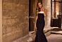 La Femme 32914 Strapless Straight Neckline Two Tone Dress