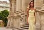 La Femme 33431 Dark Emerald Sweetheart Neckline Strapless Dress