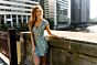 Lara 29909 Cap Sleeve Geometric Dress