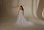 Mori Lee 3397 Leandra Lace Train Strapless Plus Size Bridal Dress