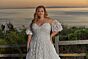 Mori Lee 3400 Laura Sweetheart Neck Embroidered Plus Size Bridal Gown
