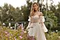 Mori Lee 4121 Melody Detachable Sleeve Sheer Bodice Wedding Dress