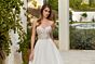 Mori Lee 4125 Maria Embroidered Bodice Strapless Wedding Gown