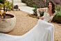 Mori Lee 4127 Morgan Detachable Sleeve Lace Train Bridal Dress