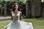 Mori Lee 4166 Pansy V-Neck Square Back Bridal Gown