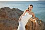 Mori Lee 15035 Mindy Tie Back Pleated Bodice Wedding Dress