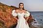 Mori Lee 15038 Marina Detachable Sleeve Side Cutout Wedding Gown