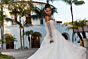 Mori Lee 2536 Madison Bishop Sleeves Plunging Neck Wedding Gown