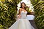 Mori Lee 2553 Mattea Drop Waist Chandelier Sleeves Bridal Gown