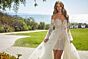 Mori Lee 2556 Maxine Detachable Overskirt Two-Way Wedding Dress
