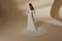 Mori Lee 30145 Layla Front Slit Bishop Sleeve Wedding Gown