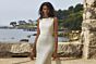 Mori Lee 12611 Nesta Sleeveless Cowl Back Wedding Dress
