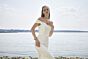 Mori Lee 15046 Psyche Drape Off-The-Shoulder Sleeve Wedding Gown