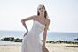 Mori Lee 15058 Pania Removable Sleeve Ruched Wedding Gown