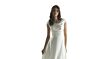 Mori Lee 30164 Norma Drape Bodice Cap Sleeve Wedding Gown