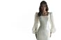 Mori Lee 30166 Noelle Square Neck Puff Sleeve Bridal Dress
