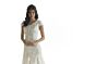 Mori Lee 30168 Nia V-Neck Short Sleeve Bridal Dress