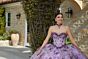 Mori Lee 60182 Floral Print Corset Bodice Quinceanera Dress