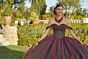 Mori Lee 60184 Basque Waist Ruched Bodice Quinceanera Dress
