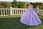 Mori Lee 60187 Butterfly Bodice Strapless Quinceanera Gown