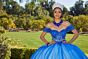 Mori Lee 89427 Scalloped Train Sheer Bodice Quince Gown