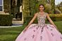 Mori Lee 89435 Floral Embroidery Spaghetti Straps Sweet 16 Gown