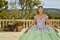 Mori Lee 89437 3D Flowers Peplum Skirt Sweet 16 Gown