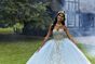 Mori Lee 89458 Petal Train Sweetheart Neck Sweet 16 Gown
