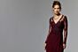Mori Lee MGNY 72906 Illusion V-Neck Long Sleeve Dress