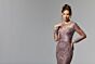 Mori Lee MGNY 72937 Illusion Neck Keyhole Back Dress