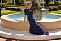 Primavera Couture 13171 Beaded Bodice A-Line Dress
