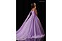Rachel Allan 10342 Ruched Bodice Beaded Cap Sleeve Dress
