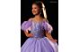 Rachel Allan 10344 Cold-Shoulder Feather Sleeve Beaded Dress
