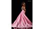 Rachel Allan 10350 Sleeveless Beaded Taffeta Overskirt Romper