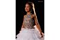Rachel Allan 10352 Beaded Halter Neck Ruffle Skirt Dress