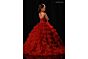 Rachel Allan 10352 Beaded Halter Neck Ruffle Skirt Dress